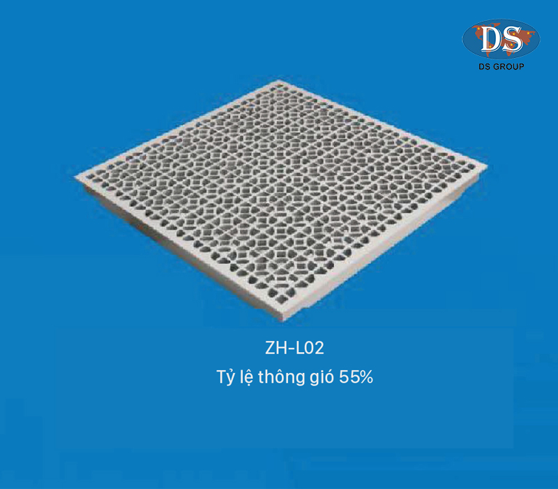 Tấm lưới nhôm đúc áp lực, có thể kết hợp với sàn thấp